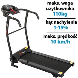 ENERO FIT Bieżnia elektryczna EB W200 110W 10km/h