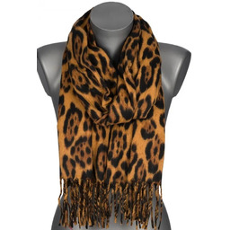 Szalik damski szal w PANTERKĘ na prezent