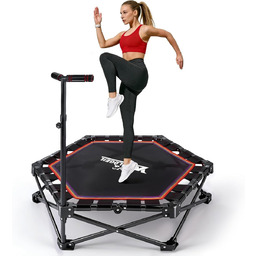 NETTLIFE Trampolina Domowa Składana - Mini Trampolina Fitness