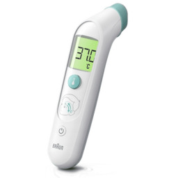 Termometr bezdotykowy BRAUN Sensian Swipe 5 BST200EE Biały