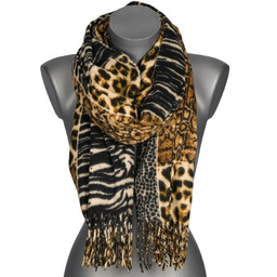 Szalik damski szal w PANTERKĘ na prezent