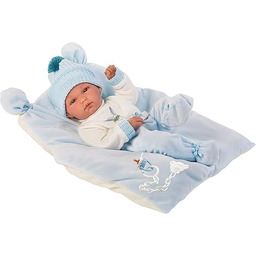 Llorens 63555 Bimbo - lalka niemowlęca z piżamą