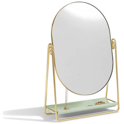 Stackers Lustro ze stojakiem na biżuterię (zielony +