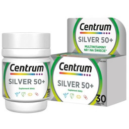 Centrum SILVER 50+, 30tabl. KRÓTKA DATA 31.03.2026 ->