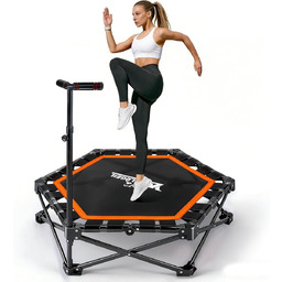 NETTLIFE Trampolina Domowa Składana - Mini Trampolina Fitness