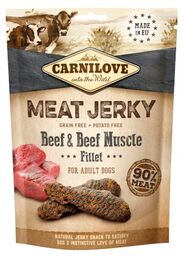 Carnilove Jerky Beef &amp; Beef Muscle Fillet 100g