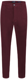 SPODNIE MĘSKIE CHINO 320 NEW BURGUNDY BORDOWE