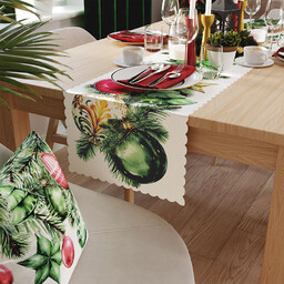 Markizeta Obrus bieżnik świąteczny 38x160 009 wielokolorowy