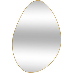 Atmosphera Lustro asymetryczne w złotej ramie ROMAN, 60