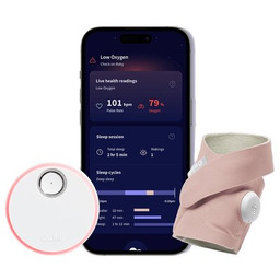 OWLET Niania elektroniczna Dream Sock monitor oddechu Różowy
