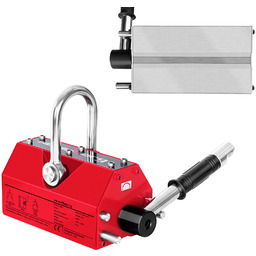 Ręczny podnośnik chwytak magnetyczny do blach profili 600kg