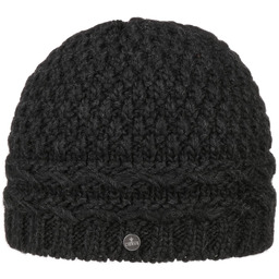 Czapka Beanie Pinea by Lierys, czarny, One Size