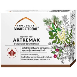 Produkty Bonifraterskie ARTREMAX, 60tabl. powlekanych