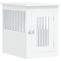 vidaXL Kojec dla psa, biały, 45x62x59 cm, materiał