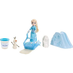 Mattel Disney Frozen Młoda lalka Elsa z zestawem
