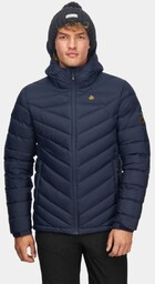 Kurtka męska z puchem kaczym Alpinus Monviso granatowy
