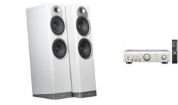DENON PMA-600NE S + JAMO S7-27F GREY C