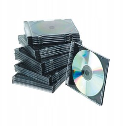 100x Pudełko Na Płyty CD DVD 5,2mm Slim