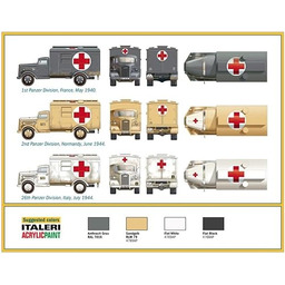 Italeri 8001283070553 7055S - Pojazd silnikowy 305 Ambulance