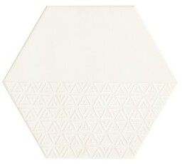 Gres szkliwiony hiszpański Realonda OPAL DECO white 28,5x33