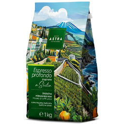 Astra Kawa ziarnista mieszana Espresso profondo inspirato a