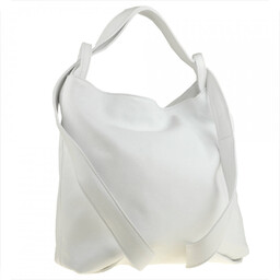 Torebko - plecak duży biały XL