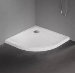 NEW TRENDY B-0580 Brodzik MILD STONE akrylowy półokrągły