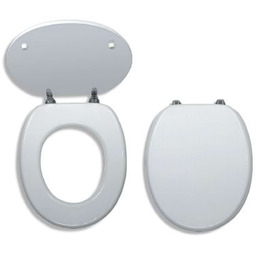 FERRO WC/BILAMDF Deska sedesowa MDF, biały