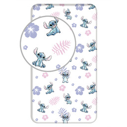 Jerry Fabrics Prześcieradło bawełniane z gumką 90x200 Lilo