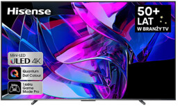 Telewizor Mini-LED HISENSE 100U7KQ 100'' 4K 144Hz VIDAA