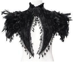 bolerko DEVIL FASHION - BLACK GOTHIC-XS/S