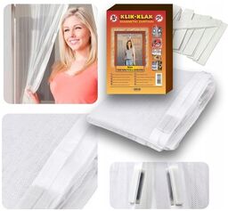 Moskitiera na drzwi balkonowe 110/120/130x210/220 okno magnetyczna drzwiowa