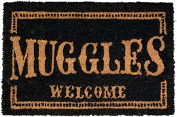 HARRY POTTER - ''Muggles Welcome - Paillasson ''60x40x2cm''