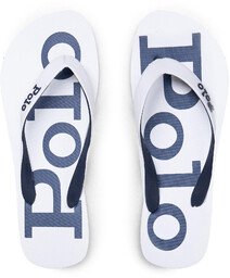 Japonki Polo Ralph Lauren Bolt 816830672002 Biały