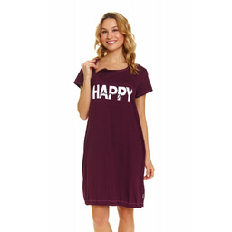 Koszula Nocna Damska Ciążowa Do Karmienia Happy Mommy-L