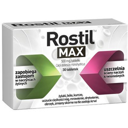 ROSTIL Max 500mg, 30 tabletek