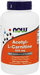 Now Foods Acetyl-L-Carnitine 500 Mg - 200 Vcaps