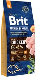 Brit Premium by Nature Adult M 15 kg