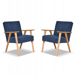 Fotel PRL zestaw retro vintage SOLER Family Meble