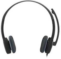 Logitech H151 Nauszne Czarny Słuchawki przewodowe z mikrofonem