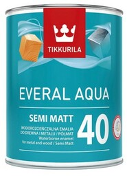 TIKKURILA Everal Aqua Semi-Matt 40 farba do drewna