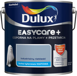 Farba tytanowa Dulux EasyCare+ Plamy+Przetarcia Industrialny Niebieski 2,5