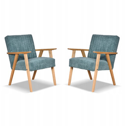 Fotel PRL zestaw retro vintage SOLER Family Meble