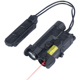 Celownik laserowy HOLOSUN Iris z latarką - Aluminium