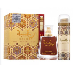 Lattafa Raghba zestaw woda perfumowana spray 100ml +
