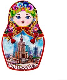 Magnes matrioszka relief Wawa Pałac Kultury