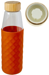 Bidon Butelka Szklana Na Wodę 0.5L Pokrowiec