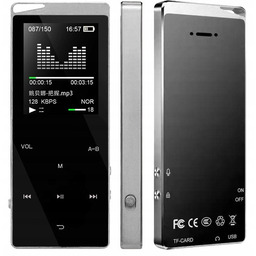 Odtwarzacz MP4 X03 32GB bluetooth głośnik MP3 srebrny