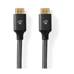 Nedis CVTB34000GY50 ProfiGold 5m Srebrny Kabel HDMI