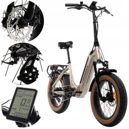 Rower elektryczny 20'' Germina FAT BIKE 250W składak